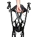 Hugo Mobility Explore Side-Fold Rollator Walker with Seat, Backrest and Folding Basket, Pearl Blk