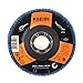 KSEIBI 686040A Zirconia Corundum 4 1/2 Inch Flap Disc Sanding Grinding Wheel (Grit #120, 10Pack)