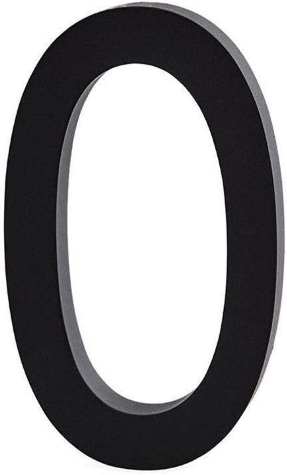 Design Letters Door Numbers 0-9 | Floating House Numbers in Aluminium | Perfect for Wall Decor in Home, Office | Modern House Signs Mounted with Screws/Adhesive Tap | House Letters for Street/Address