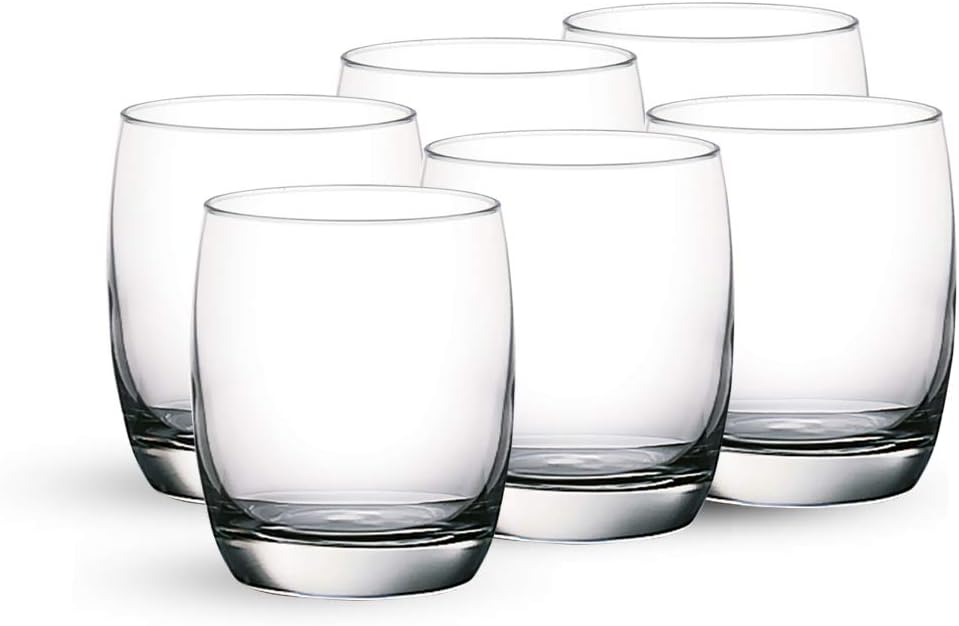 Ocean Ivory Hi Ball Glass, Set of 6, 320ml, Transparent Amazon.co.uk