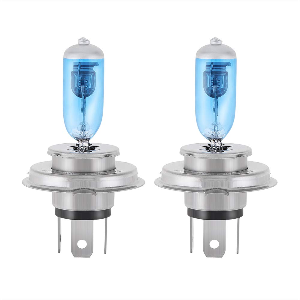 ePathChina Super Bright 100W 6000K White12V Headlight Bulb 2x H4 Halogen Xenon Light