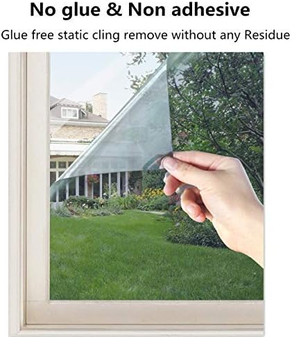 Lifetree Reflective One Way Window Film Privacy: Mirror Window Tint Film Heat Control Sun Blocker - Image 3