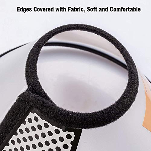 YAWALL Adjustable Recovery Cone Collar Dog Elizabethan Collar Cat Protective Collars Dog Neck Scarf for Anti-Bite Lick, Surgery or Wound Healing (Small, Neck Size: 6.5-7.5 INCH)