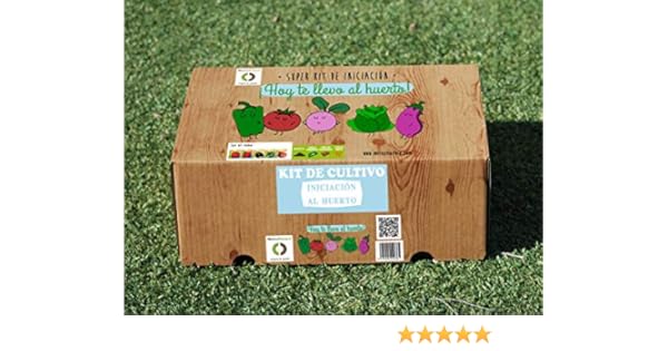 Kit iniciación al huerto: Amazon.es: Jardín