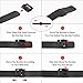 Men's Simple Analog Quartz Watch, Aposon Unique Luxury Dress Wrist Watch Thin Minimalism Business Casual Watch with Stainless Steel Mesh Band Water Resistant - Black