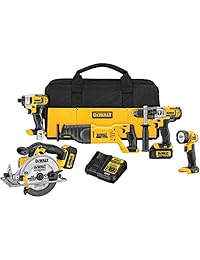 Kit combo de 5 herramientas con batería Li-Ion 3.0 Ah de 20 voltios MAX DeWalt DCK590L2