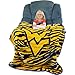 College Covers West Virginia Mountaineers Raschel Throw Blanket, 60 in by 50 in