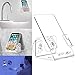 House Ur Home Updated Stronger Bathtub & Shower Cell Phone Case Stand Holder Caddy Tray Mount Two Powerful Strong Suction Cups Phones I Phone Galaxy. Clear Acrylic One Year Warranty