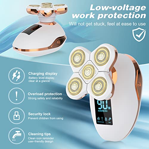 NETB Electric Shaver for Women, 5 in 1 Cordless Hair Shaver for Lady