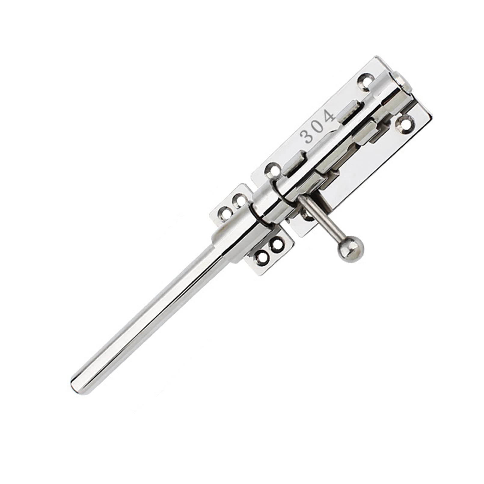 Sliding Bolt Gate Latch 304 Stainless Steel Barrel Bolt Heavy Duty Door Security Lock Thickened Door Bolt Hardware with Mounting Screws for Barn Fence Shed Cellar 25 cm