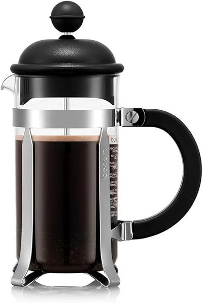 Bodum French Press Caffettiera Black 350ml 3 Cup Made in Portugal