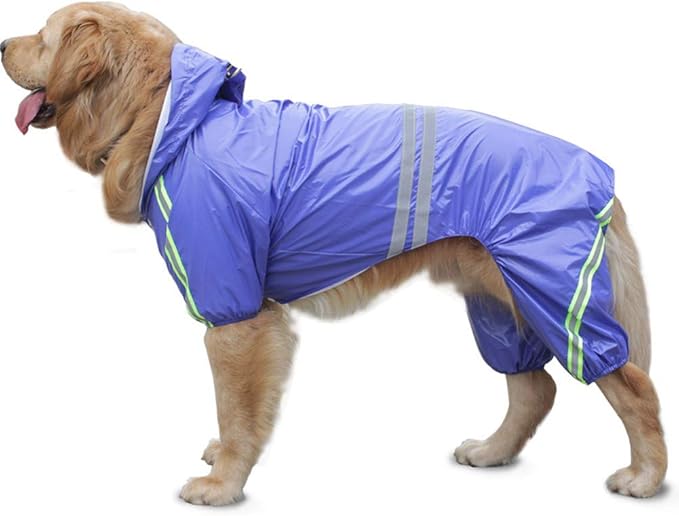 Large dog raincoat with hood Clearance