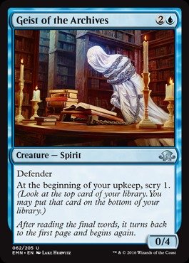 Magic: the Gathering - Geist of the Archives (062/205) - Eldritch Moon