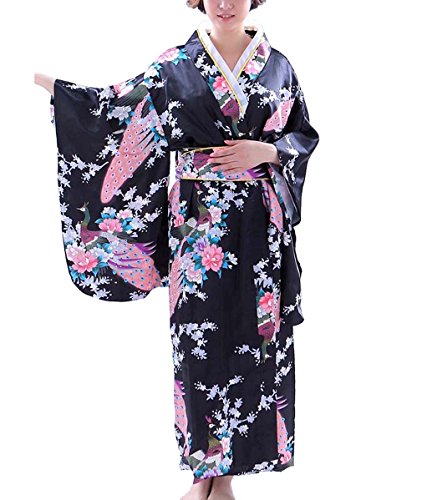 Botanmu Women's Kimono Robe Japanese Dress Photography Cosplay Costume 5 Colors