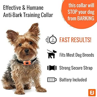 Dog No Bark Collar Anti Barking Vibration Control Device For