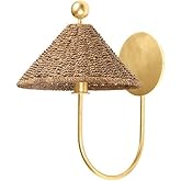 Troy Lighting Layton - 1 Light Wall Sconce-14.75 Inches Tall and 10 Inches Wide-Vintage Gold Leaf Finish