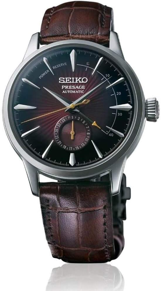 seiko presage leather strap