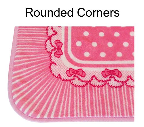 image for VIP Fleece Fleece Baby Blankets for Girls - Super Soft and Cozy - Anti