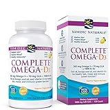 Nordic Naturals - Complete Omega-D3, Additional Bone, Mood, and Immune Support, 120 Soft Gels (FFP)