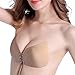 ANGELGG  Women's Strapless Self Adhesive Silicone Invisible Push-up Bras, Pack of 2