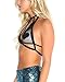 iHeartRaves Black Sinful Caged Bra Body Harness Top