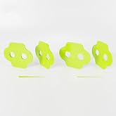 RRSKIT Cleat Wedge &amp; Alignment Shims &ndash; 2mm/1mm Height + 1&deg;/3&deg; Angle for Bike Fit, Compatible with 2-Hole MTB Cleats, Correct Leg Length &amp; Knee Alignment