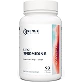 Renue By Science Spermidine Supplements | Liposomal Spermidine Supplements for Women and Men | 90 Capsules - 8mg Spermidine per Serving | Non-GMO & Allergen Free | Made in The USA Third-Party Tested