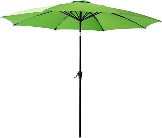 Amazon Com Flame Shade 11 Ft Outdoor Patio Umbrella With Tilt Apple Green Garden Outdoor