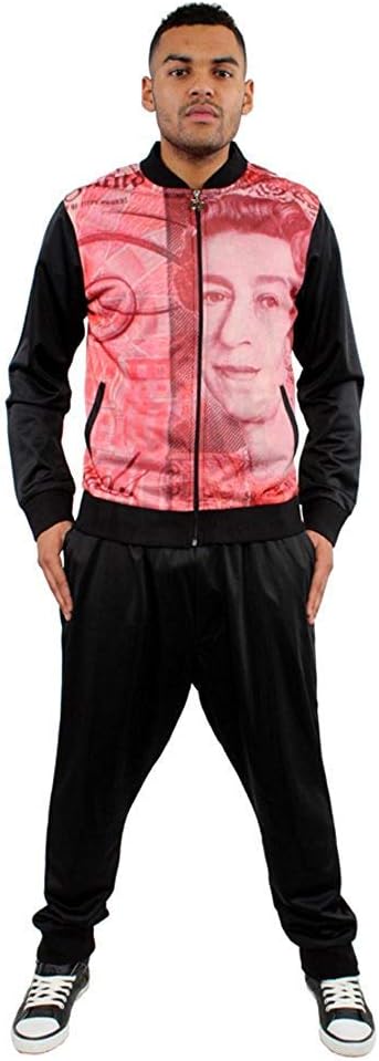 Dirty Money Currency Note Drop Crotch Tracksuit