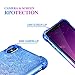 Ruky iPhone Xs Max Case, iPhone Xs Max Glitter Case, Gradient Quicksand Series Girls Women TPU Bumper Cushion Reinforced Corners Protective Liquid Case for iPhone Xs Max 6.5 inch 2018 - Blue&Purple