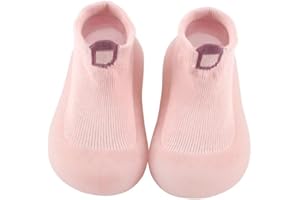 FABRST Baby Sock Shoes Toddler Boys Girls Non-Skid Floor Slipper Infants Breathable Lightwewight Non-Slip shoes for First-Walking