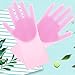 Marsoul Magic Saksak Silicone Gloves Wash Scrubber, Heat Resistant Reusable Brush Silicone Dish Scrubber for Cleaning, Household, Dish Washing, Washing the Car, Pet Hair Care (Pink)