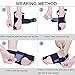 Bunion Corrector by Quanquer [Pair] - Bunion Splint Toe Straightener Brace for Hallux Valgus Pain Relief Fits Men & Women (Black)