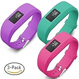 SKYLET Compatible with Garmin Vivofit 3 /JR/JR.2 Bands, Soft Silicone Replacement Bands Compatible with Vivofit 3/JR/JR.2 Accessories Bracelet with Secure Watch Buckle Kids Women Men
