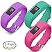 SKYLET Compatible Garmin Vivofit 3 & Vivofit JR/Vivofit JR.2 Bands, Soft Silicone Replacement Bands Compatible Vivofit 3/JR/JR.2 Accessories Bracelet with Secure Watch Buckle for Kids Women Men