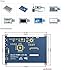Waveshare 5inch TFT Resistive Touch Screen Display Module HDMI Interface for Rapsberry Pi 5/4/ A/A+/B/B+/2 B/3 B & Banana pi & Beaglebone Black Provide Images Supports Various System