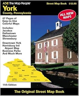 Adc The Map People York County Pa Street Map Book Adc The - 