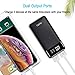 Power Bank Portable Charger 2 USB Outputs 24000mAh High Capacity Charge External Battery Pack with LCD Display, Compatible with Smart Phones,Android Phone,Tablet and More