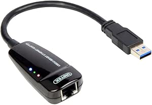 Unitek [USB 3.0 to RJ45 Adapter] USB 3.0 Gigabit Ethernet Adapter Converter LAN Wired Connector, Support 10/100/1000 Mbps Ethernet Compatible MacBook Air, MacBook Pro, Microsoft Surface 4 PC