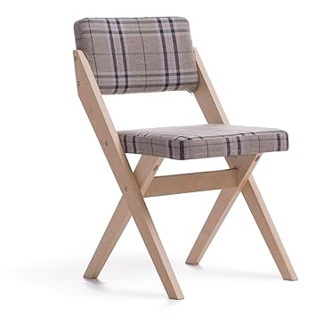 Sillas plegables madera y tela | Sillas plegables