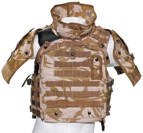 Brit. Cover-Body-Armour, MK III, DPM desert, gebr.