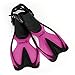 Kids Swim Fins - Diving Fins - Adjustable Speed Fins, Super-Soft, for Diving,Snorkeling, Swimming & Watersports - Ivation