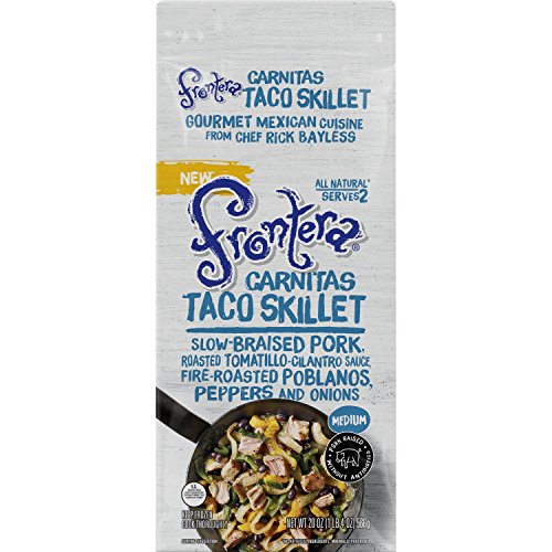 FRONTERA Carnitas Pork Taco Skillet Frozen Meal, Two Servings, Medium, 20 oz.