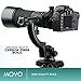 Movo GH400 Carbon Fiber Hybrid Gimbal Tripod Head with Arca-Swiss Quick-Release Plate (For Ball Heads)