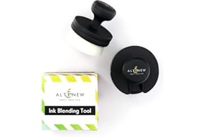 Altenew Large Ink Blending Tool, Ergonomic Handles, Soft White Bristles, Blending Brush, Sponge for Inking, Card Making, Scrapbooking