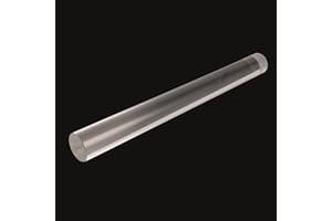 DIYOOHOMY 11.8×1.2 Inch Polymer Clay Roller Tools, Acrylic Clay Roller Clear Rolling Pin for Pottery Modeling Clays Polymer Shaping Air Dry Clay DIY Craft Tool