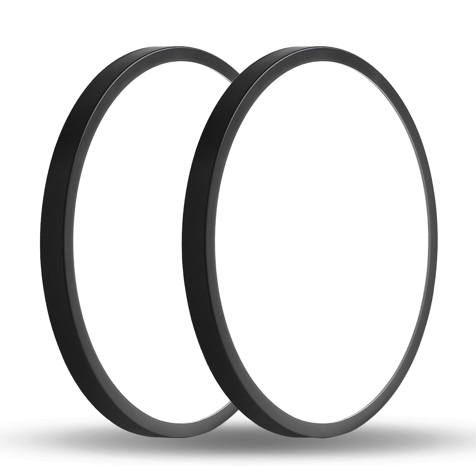 Mikeru 30cm LED Ceiling Lights, 6000k Cool White Black Ceiling Light 2packs Bathroom Ceiling Light Flush Round Ceiling Light Living Room Ultra-Thin 2.4cm/0.94in Kitchen Ceiling Lights for Office