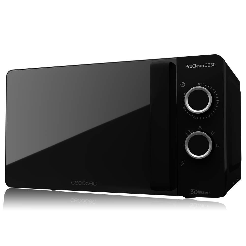 Cecotec-Microondas-ProClean-3030-700-W-Capacidad-20L-Revestimiento-Ready2Clean-6-Niveles-Funcionamiento