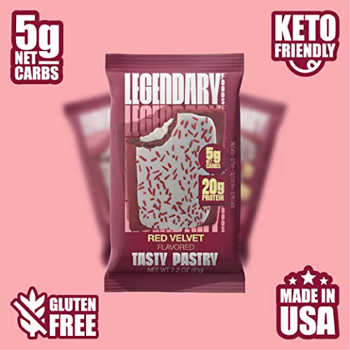 Legendary Foods 20 gr Protein Bar Alternative Tasty Pastry Low Carb gluten free Keto