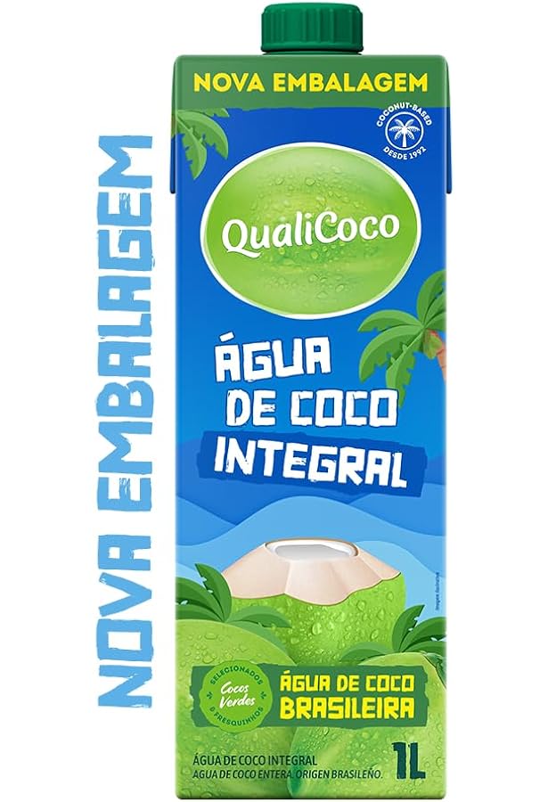 Água De Coco Esterilizada Kero Coco Caixa 1L | Amazon.com.br